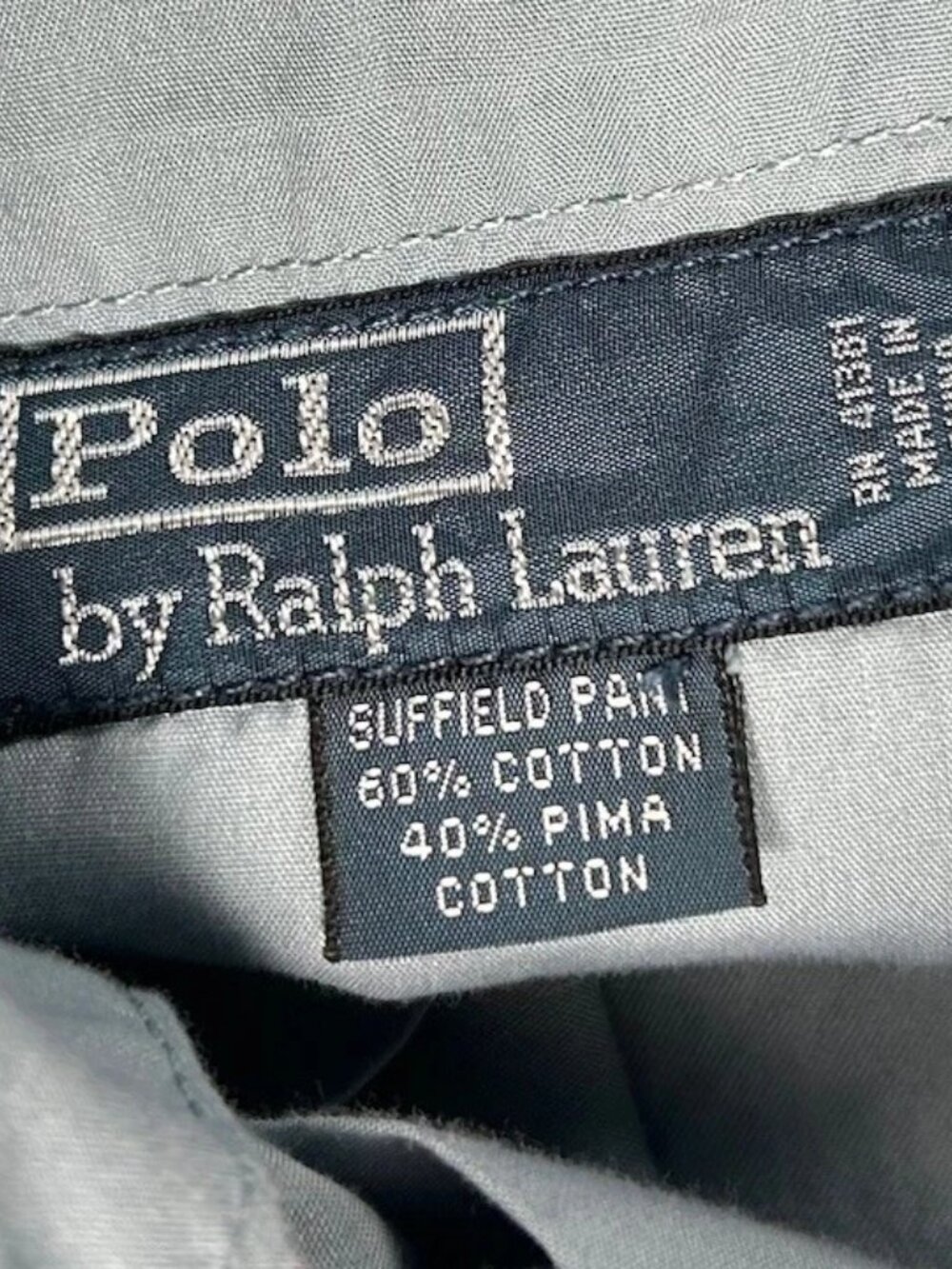 Polo Ralph Lauren Suffield Pants 31x32 Light Blue Solid Pima Cotton (Tag-32x32) - Picture 14 of 15